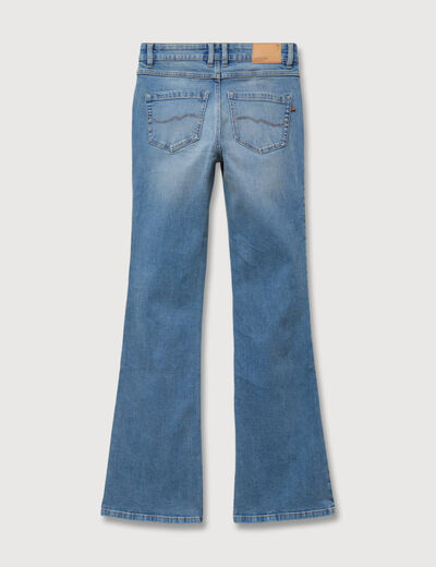 Jeans bootcut bleu femme