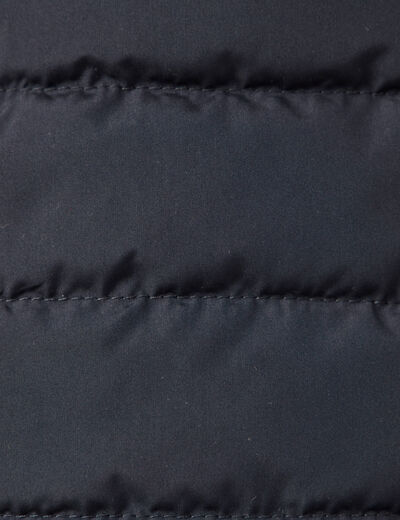 Doudoune droite sans manches bleu marine homme