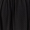 Robe longue évasée fluide noir femme
