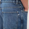 Jeans loose longueur 32 en coton denim stone homme