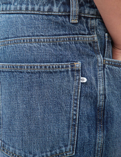 Jeans loose longueur 32 en coton denim stone homme