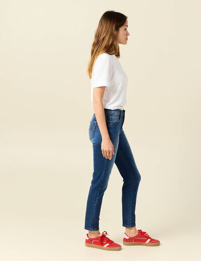 Jeans Vanessa - slim 7/8ème denim stone femme