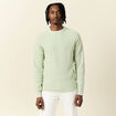 Pull éco-responsable vert clair homme