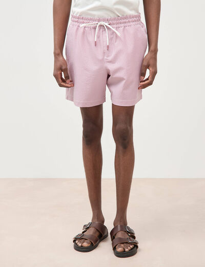 Short de bain vieux rose homme