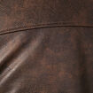 Blouson simili cuir vert kaki homme