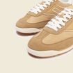 Sneakers marron clair femme