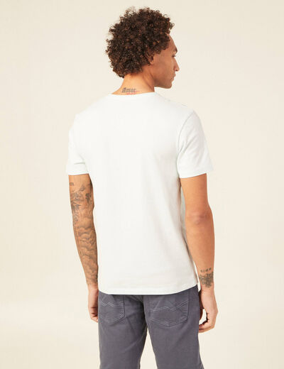 T-shirt manches courtes homme bleu ciel homme