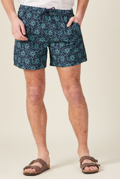 Short de bain bleu marine homme