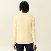 Pull éco-responsable jaune homme