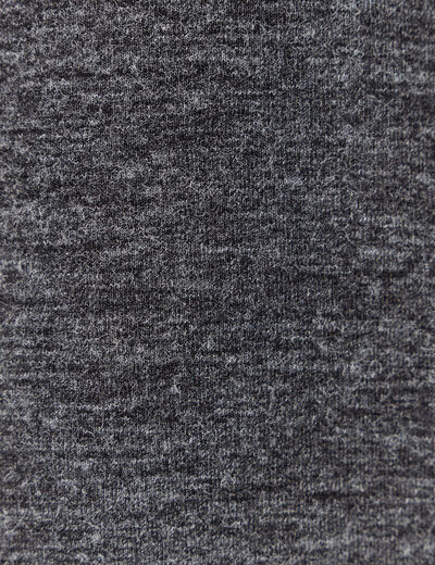 Gilet manches longues gris femme
