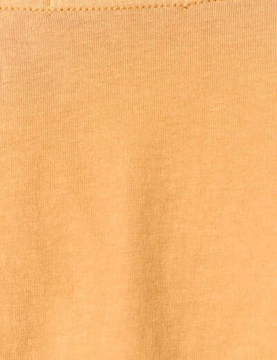 T-shirt manches courtes camel femme