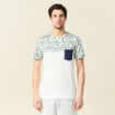 T-shirt manches courtes marron clair homme