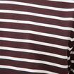 T-shirt en coton manches courtes marron fonc&eacute; homme