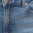 Jeans straight taille standard bleu femme