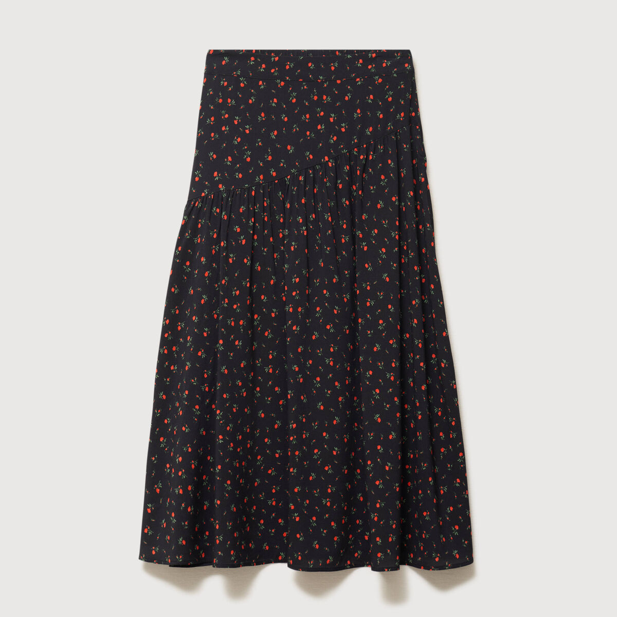 Jupe longue noir femme