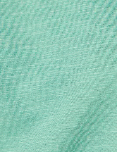 T-shirt manches courtes vert menthe femme