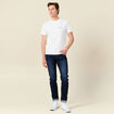 T-shirt éco-responsable blanc homme