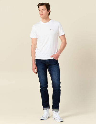 T-shirt éco-responsable blanc homme