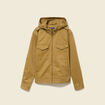 Veste col montant manches longues camel homme