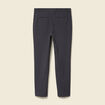 Pantalon slim cigarette gris fonc&eacute; homme
