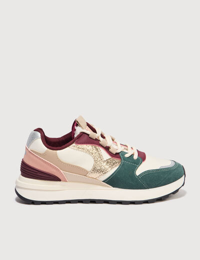 Basket bleu canard femme