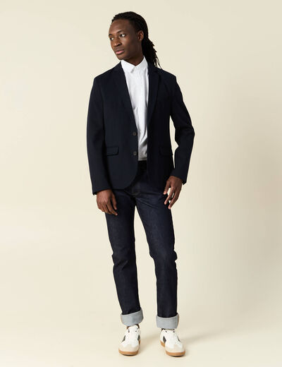 Chemise manches courtes blanc homme