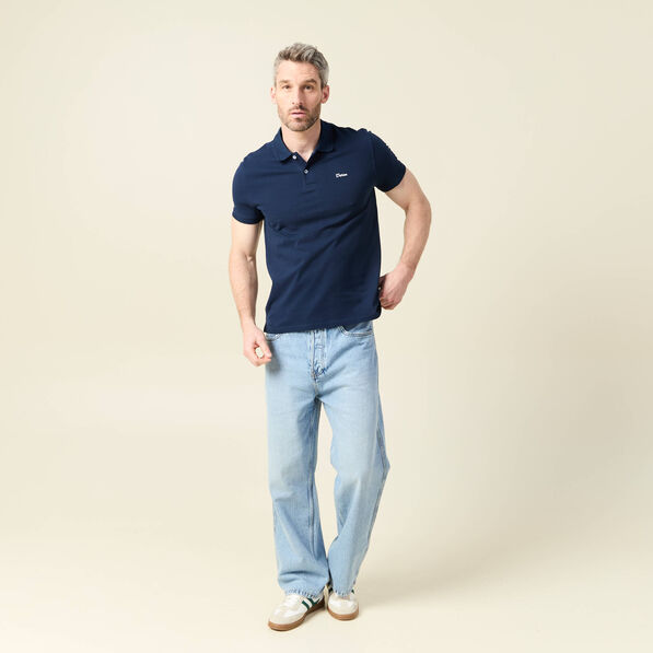 polo manches courtes bleu marine homme Polo manches courtes bleu marine homme
