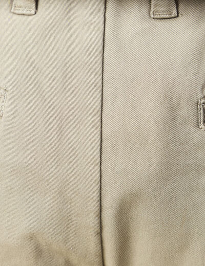 Chino coupe straight vert kaki homme