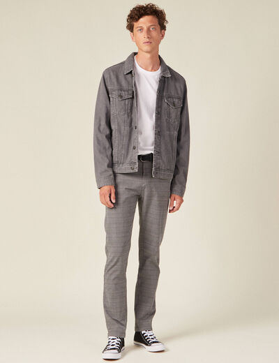 Pantalon chino straight ecru homme
