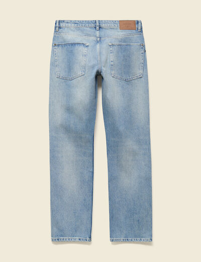 Jeans regular longueur 32 en coton bleu homme