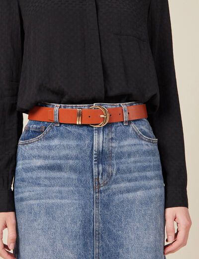 Ceinture marron femme