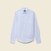 Chemise en coton manches longues bleu ciel homme