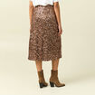 Jupe &agrave; sequins doubl&eacute;e vieux rose femme