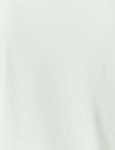 T-shirt cintr&eacute; col rond manches courtes bleu gris homme