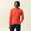 Pull éco-responsable orange homme
