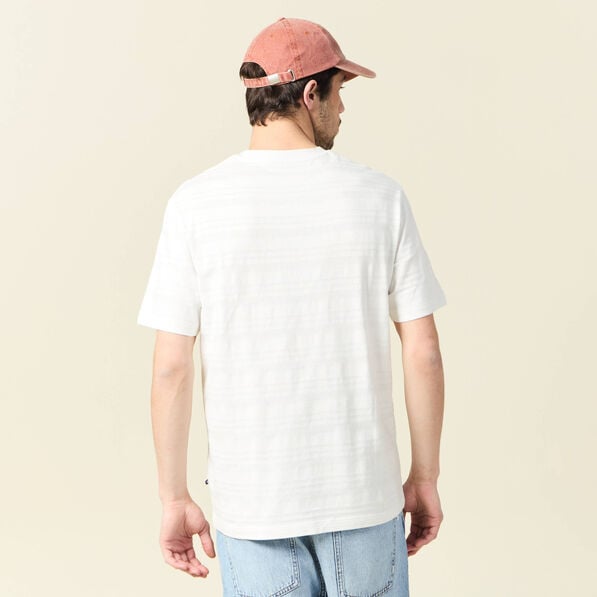 t shirt manches courtes ecru homme T-shirt manches courtes ecru homme
