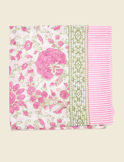 Foulard rose fushia femme