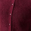 Gilet manches longues bordeaux femme