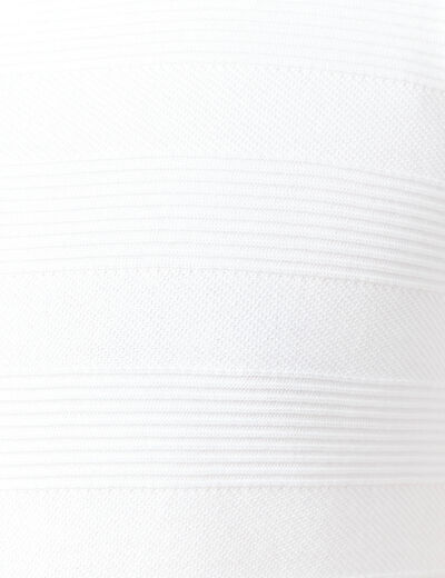Polo manches courtes blanc homme