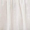Top col rond manches courtes en coton ecru femme