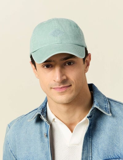 Casquette vert clair homme