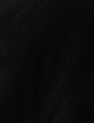 Veste courte boutonnée noir femme