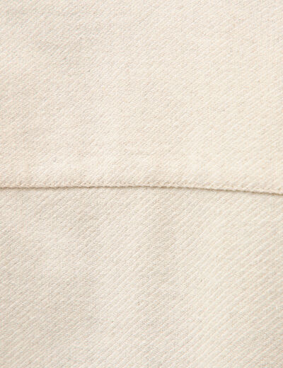 Chemise manches courtes col am&eacute;ricain sable homme