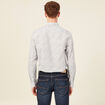 Chemise manches longues bleu homme