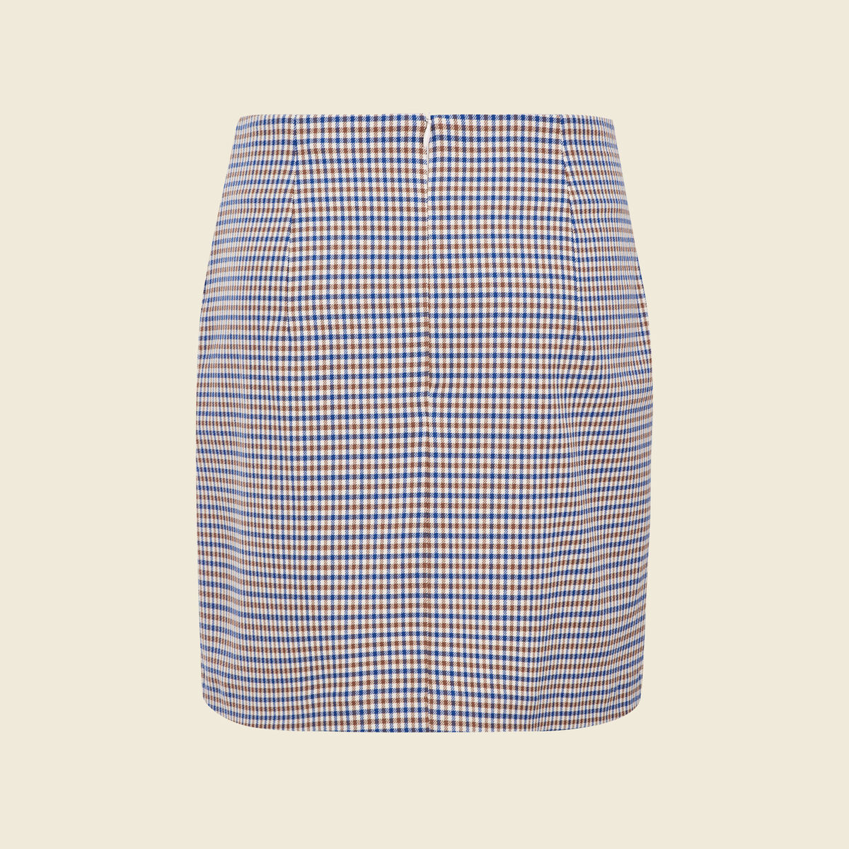 Jupe courte bleu femme