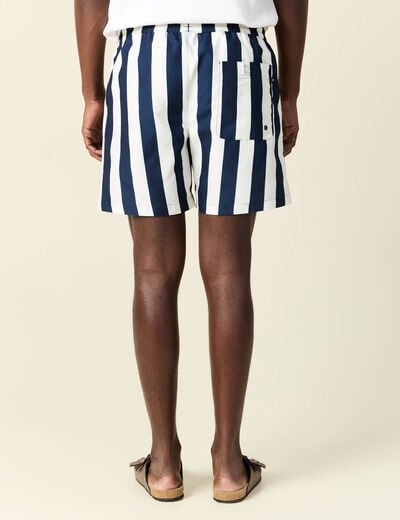 Short de bain bleu marine homme