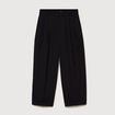 Pantalon barrel noir femme