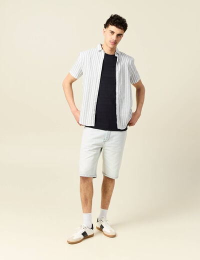 T-shirt manches courtes noir homme