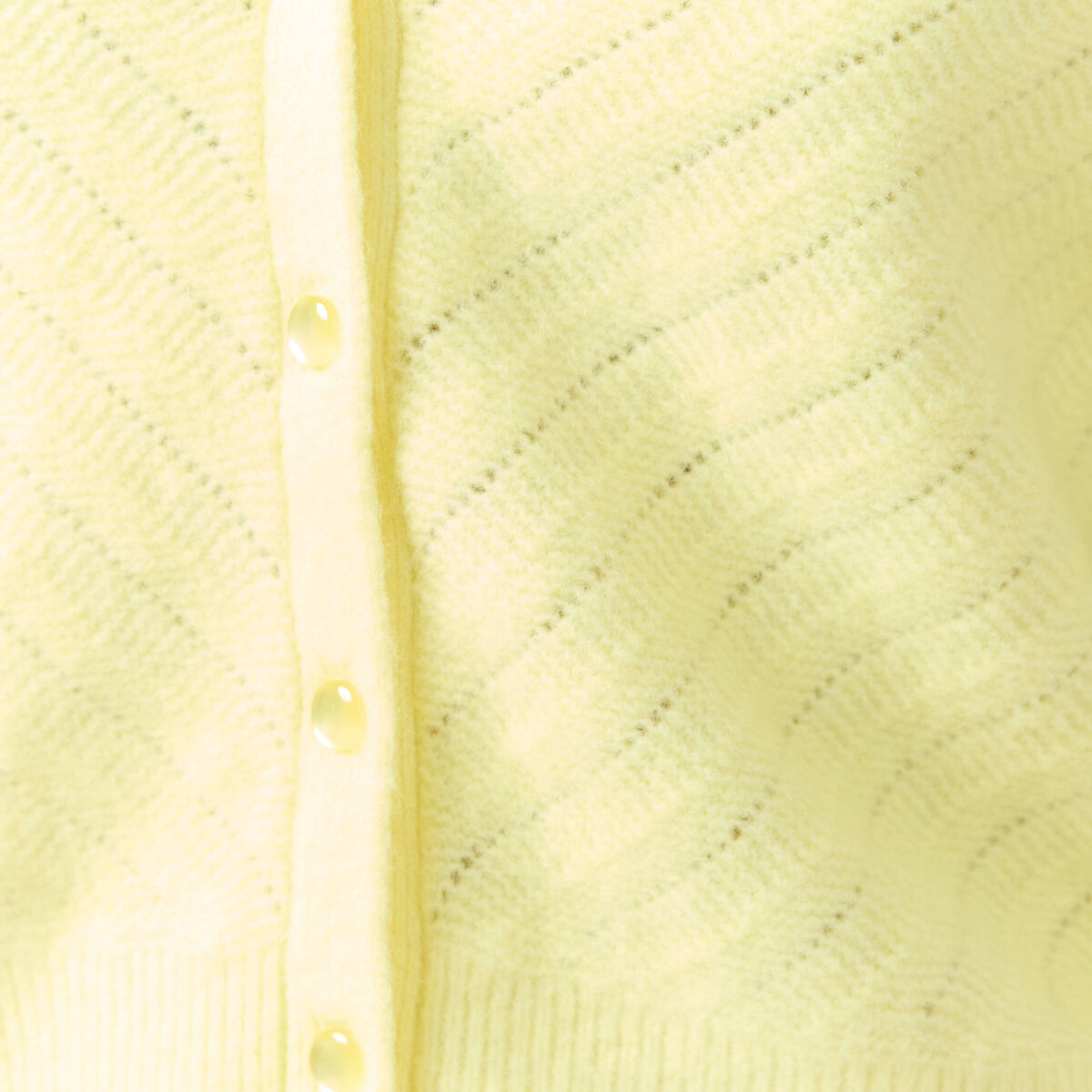 Gilet manches 3/4 jaune clair femme