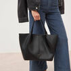 Sac cabas noir femme